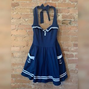 Hell Bunny Sailor Skull Dress